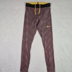 Nike Pro Elite Official Racing Tights Red Made in USA Mens Medium AO8491-000 M